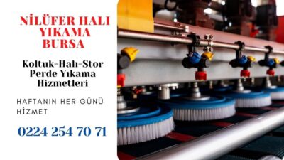 Halı Yıkama Bursa Nilüfer 0224 254 70 71 / Halı Yıkama Fabrikası