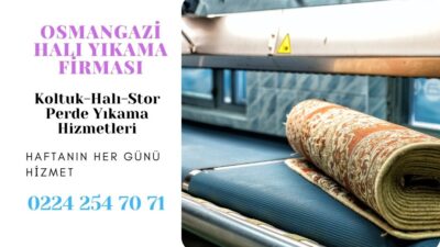 Bursa Halı Yıkama Osmangazi 0224 254 70 71 / Halı Yıkama Firmaları