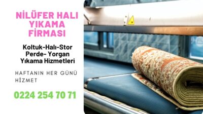 Nilüfer Halı Yıkama 0224 254 70 71 | Profesyonel Halı Yıkama Hizmeti