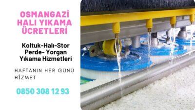 Osmangazi Halı Yıkama Fabrikası 0224 254 70 71 – Garantili Hizmet