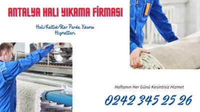 Antalya Halı Yıkama 0242 345 25 26 | Garantili Halı Yıkama