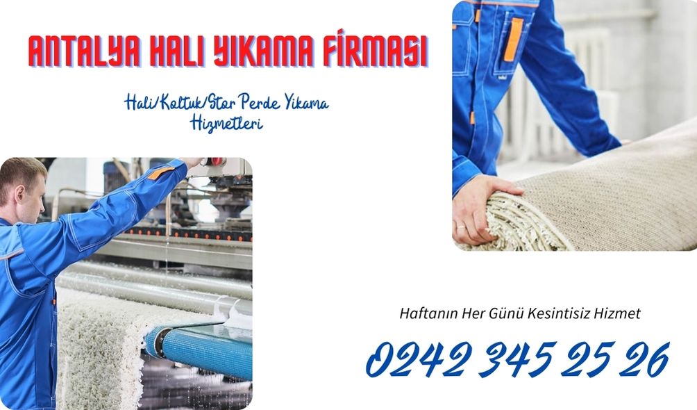 Antalya halı yıkama firması