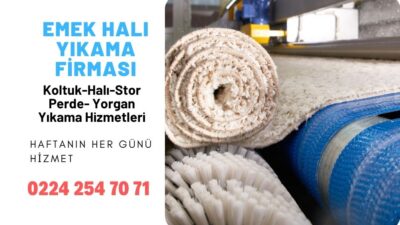 Emek Halı Yıkama Osmangazi 0224 254 70 71 | Halı Yıkama Yapan Yerler