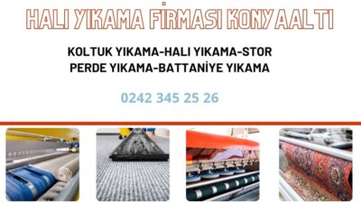 Halı Yıkama Konyaaltı 0242 345 25 26 | Uygun Fiyatlı Halı Yıkama